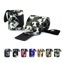 Напульсники Наручные напульсник Поддержка скобка браслет напульсник спортивный Эластичная лента для Фитнес подтянуть бар Вес подъема пауэрлифтинг прочность тренажерный зал аксессуары бинты для гантели пауэрлифтинга