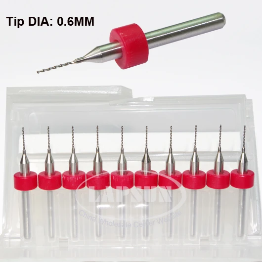 10pcs Lot Mini 0 6mm Tip Drill Bit Pcb Pcba Cnc Dremel Jewelry Set Work Rotary Tools Diamond 3 18mm 1 8 Inch Drill Bit Pcb Drill Bitdremel Jewelry Aliexpress