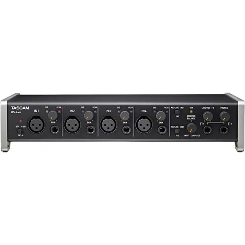 Tascam US 4x4 4 в 1/4 выход USB аудио MIDI интерфейс профессиональная компьютерная студийная
