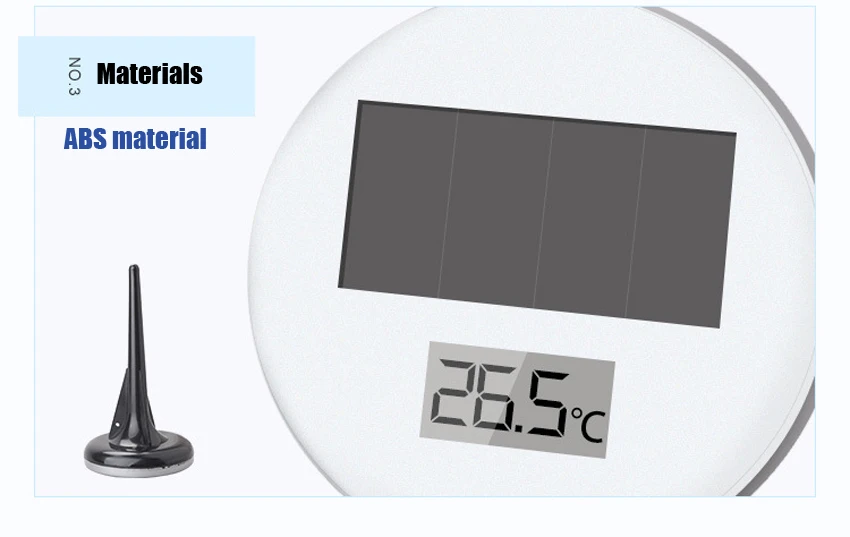 Solar pond thermometer aquarium supplies fishpond electronic water temperature meter greenhouse temperature meter
