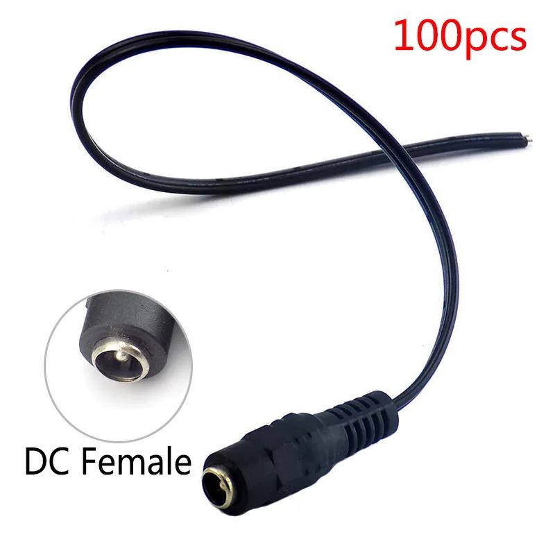 

Extension Cable Connectors DC Female Plug Cable for CCTV Camera Security System Strip LED DC Power Plug Adaptor 2.1*5.5mm