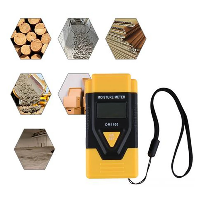 Wood Moisture Hygrometer Three - In - One Wood Cardboard Mixed Soil Digital Display9