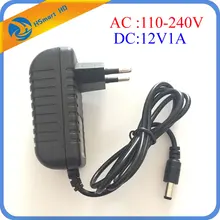 Безопасность Великобритания/США/ЕС/AU 12 Вольт 1 Ампер блок питания адаптер питания для CCTV ИК Инфракрасная лампа ночного видения DVR системы камера