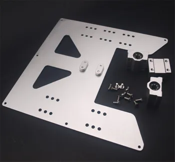 

A8 A6 3D Printer Upgrade Y Carriage Anodized Aluminum Plate with timing clamp Igus Drylin RJ4JP-01-08 block kit