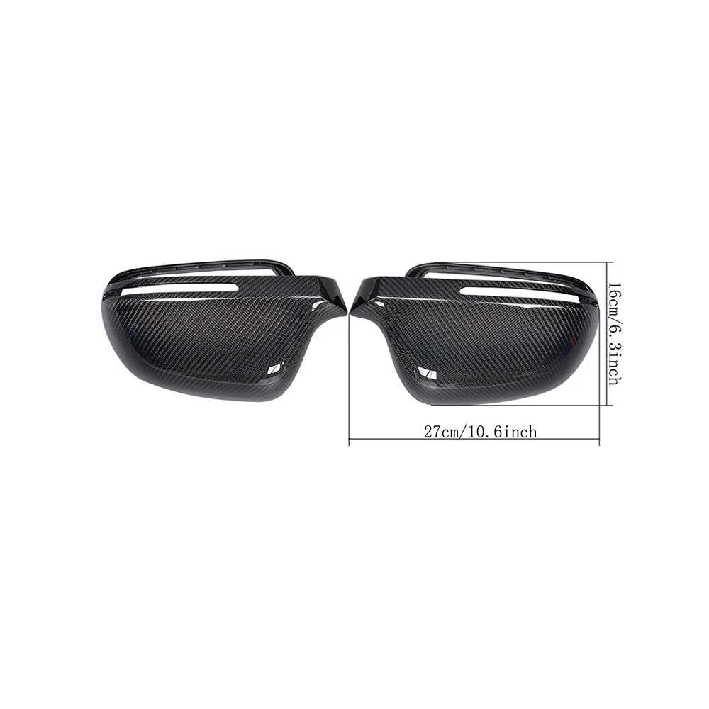 Чехол для зеркала заднего вида Audi A3 S3 8P A4 B8 S4 RS4 2008 2010 A5 S5 8T 2007 2009|carbon fiber|audi a3 covercover