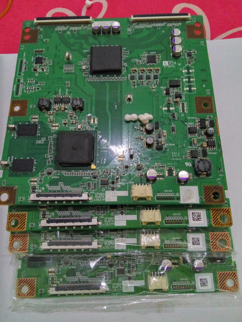 

4353TP CPWBX RUNTK (ZA/ZB/ZC/ZD/ZE/ZZ) Logic board CPWBX4353TP RUNTK4353TP pls confrim Z you need T-CON connect board