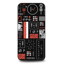Twenty One Pilots collages Hard Plastic Back Case Cover for iPhone 4 4S 5 5S SE 5C 6 6S 6Plus 6S 7 Plus
