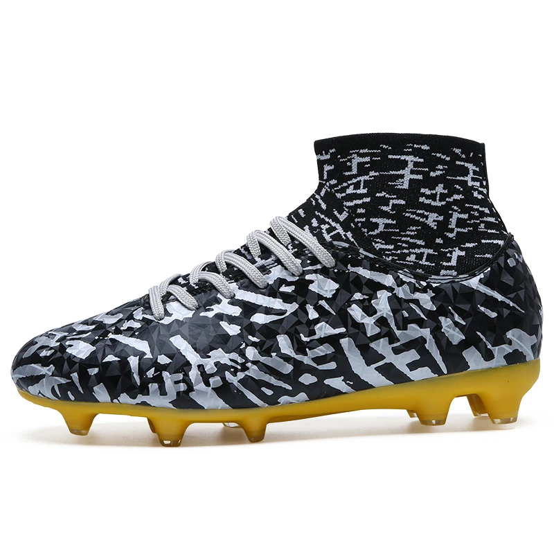 Обувь для футбола обувь для мужчин высокие футбольные шиповки с носки девочек Professional Boot футбол ботильоны