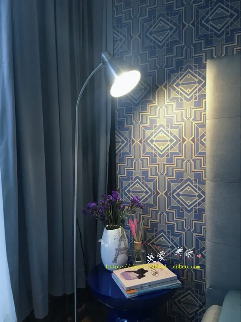 

Free Shipping Wallpaper American Minimalist Modern Personality Geometric Patterns Living Background 5.3m2