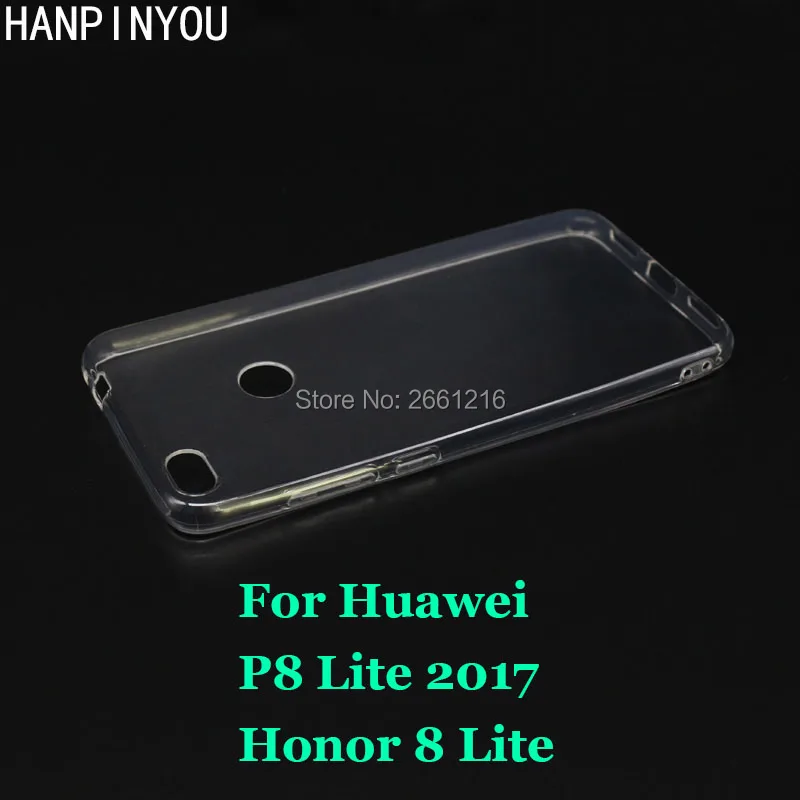 

For Huawei P8 Lite 2017 5.2" Ultra Thin Soft TPU Silicon Gel Transparent Camera Protect Case Back Cover For Huawei Honor 8 Lite