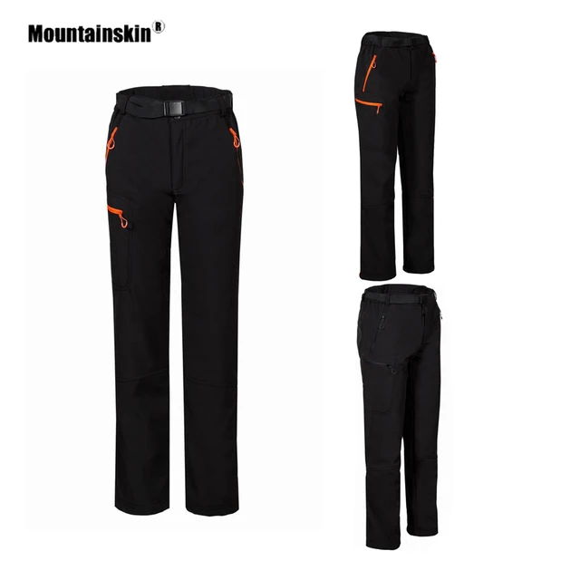 US $13.56 Mountainskin Women's Softshell Fleece Pants Winter Outdoor Hiking Trekking Camping Climbing Skiing 