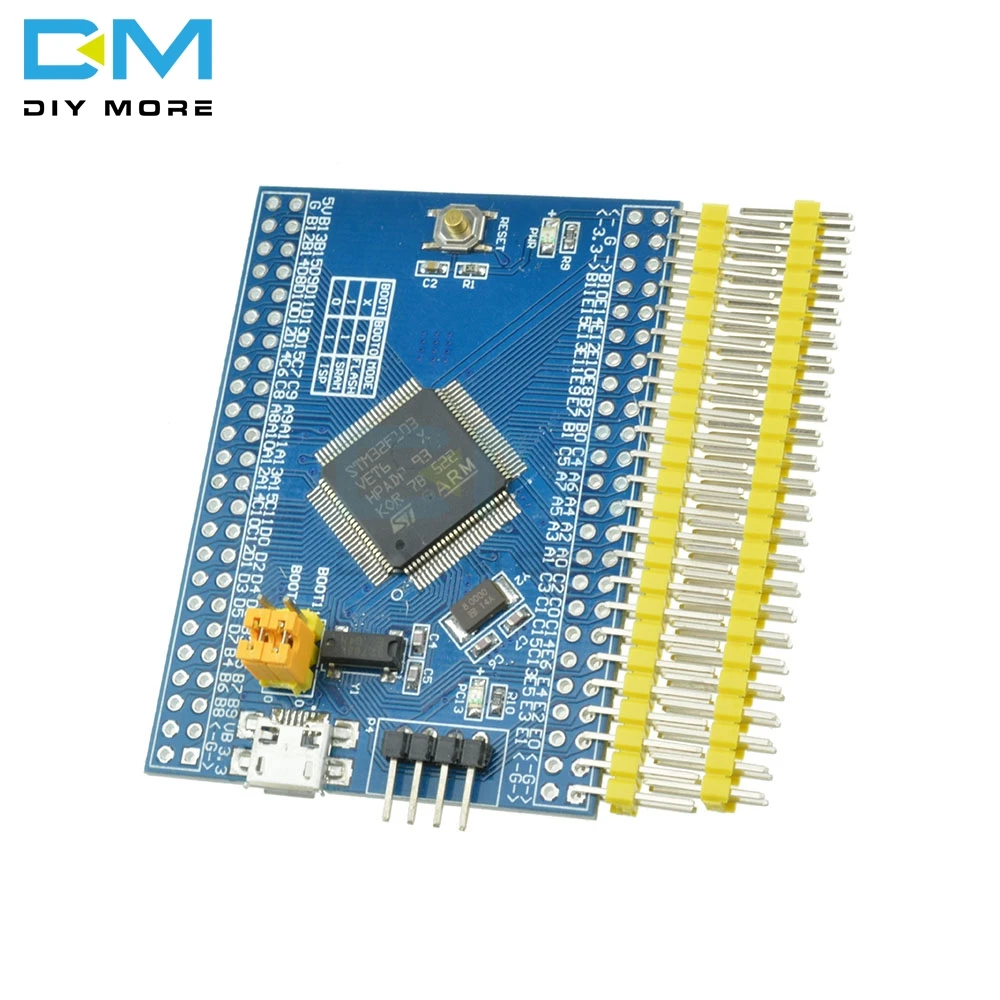 Новая минимальная плата для разработки системы STM32F103VET6 ARM STM32 СВЕТОДИОДНАЯ Лампа