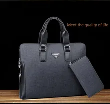 2016 New Hot Men’s Fashion Handbags European and American Business Shoulder Diagonal OL Casual Men’s Briefcase Computer Bag