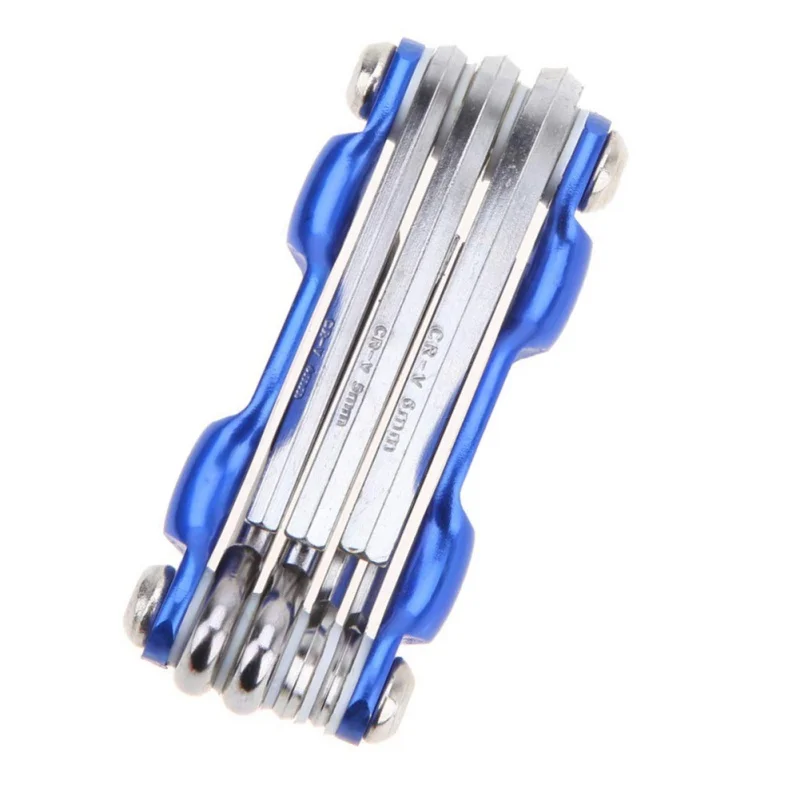 cheap 6 In 1 Portable Mountain Road Bicycle Repair Multi function Tool Set Hex Key Wrenches 3 4 5 6mm Folding Screwdriver