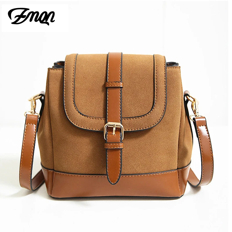 

ZMQN Women Shoulder Bags Leather 2019 Bolsas Feminina 3 Spaces Haps Cross Body Bags Matte Shoulder-bag Retro Vintage Ladies C213