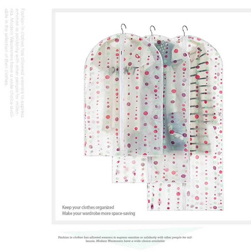 Компактный костюм пылезащитный чехол s водонепроницаемый Грибки-изоляция пылезащитные мешки для хранения 1 шт. Организатор одежды пылезащитный чехол для одежды