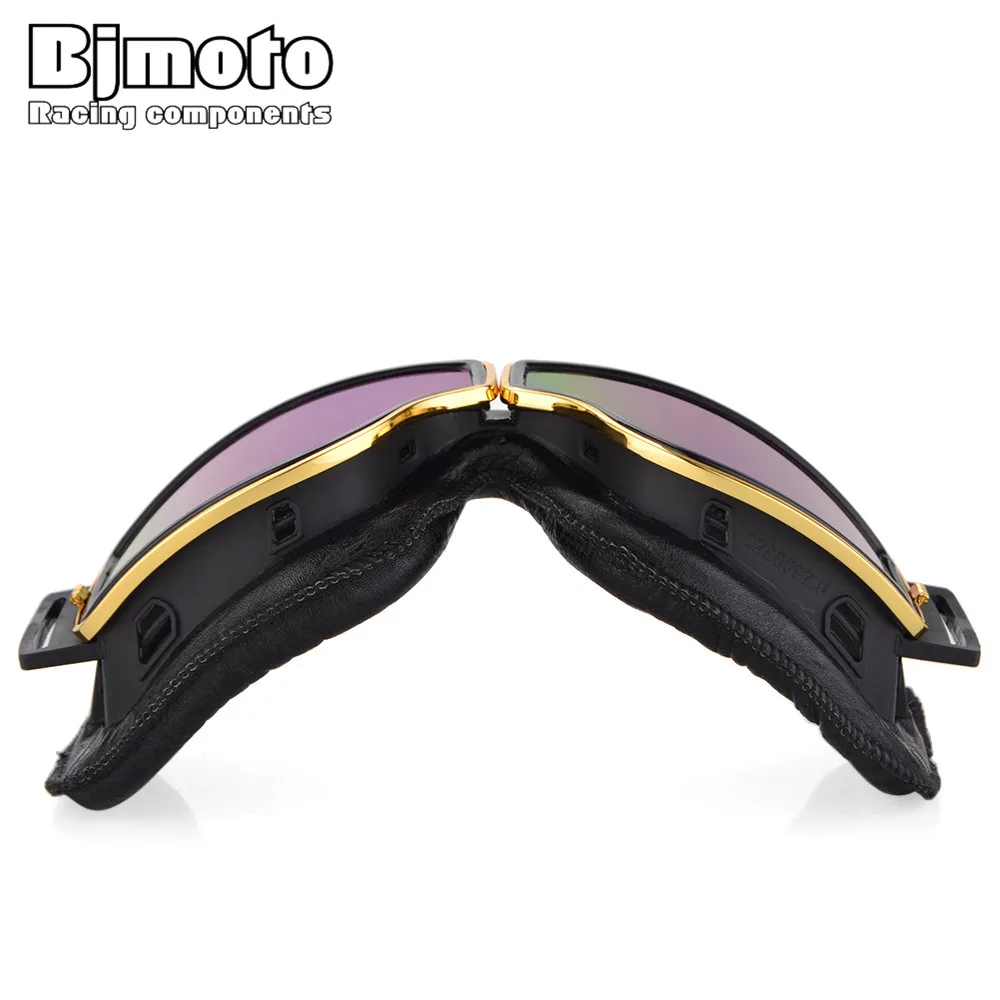 Мотоциклетные очки BJMOTO потрясающие солнцезащитные для мотокросса в стиле ретро