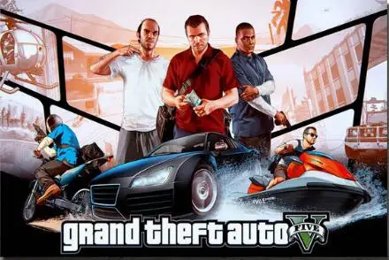 Grand Theft Auto V видеоигра GTA 5 художественный шелковый постер декоративная стена