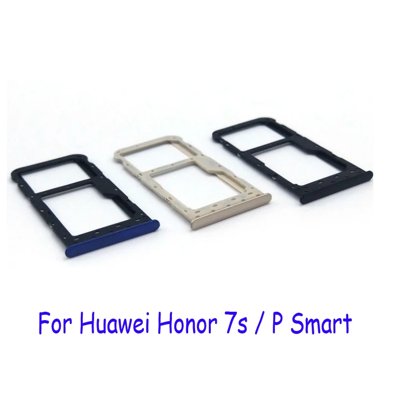 Лоток для sim-карты адаптер держателя слота аксессуары для huawei Honor 7A 7C P Smart запасные части