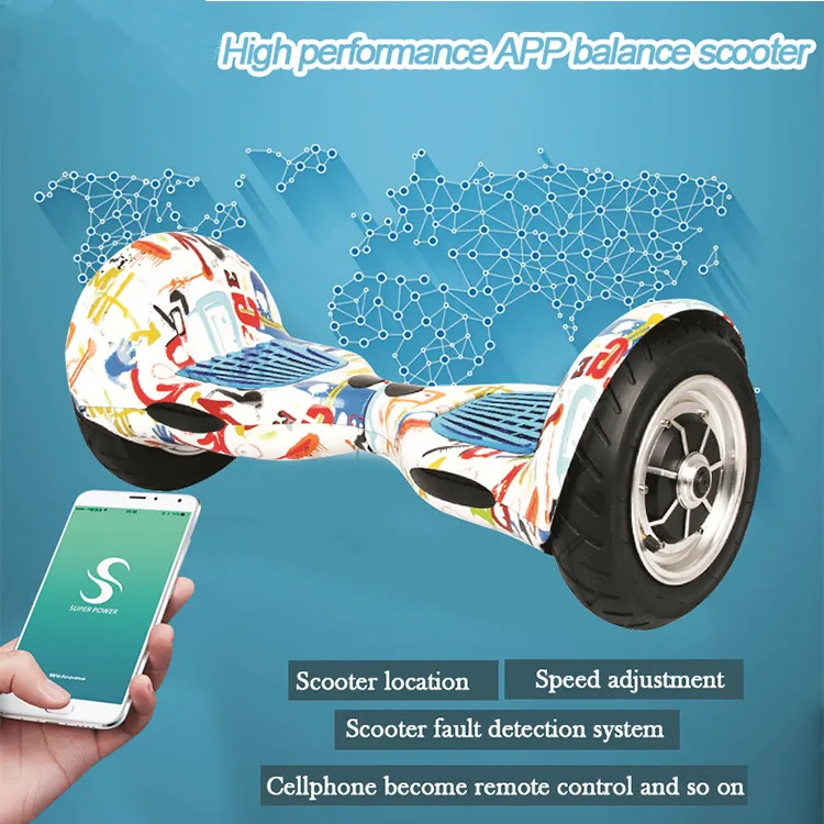 Ховерборд 6,5 дюймов самобалансирующийся умный скутер Giroskuter на двух колесах Bluetooth динамик скутеры Ховерборды