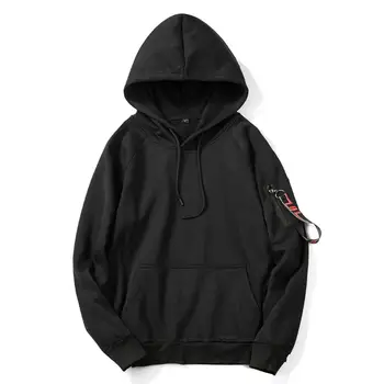 

Fashion Color Men's Hooides Thick Clothes Winter Sweatshirts Men Hip Hop Streetwear Solid Fleece Hooded Man Clothing EU size