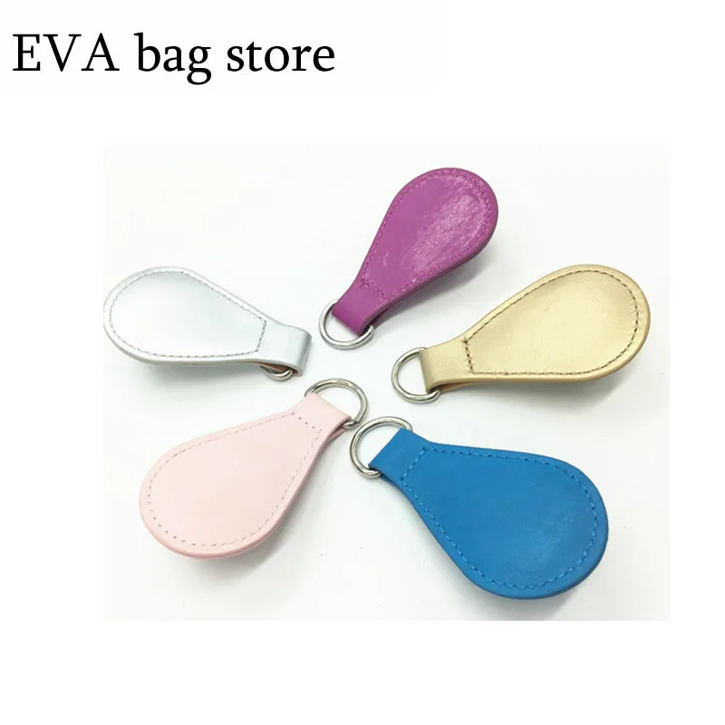 

2 pcs or 4 pcs blue pu leather drops for obag handle diy handle design handbag 2017
