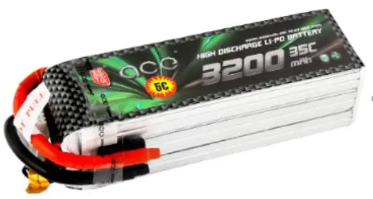 

ACE 3200mAh 35C 22.2V 6S1P 43*43*138mm 489g for RC models FPV drones
