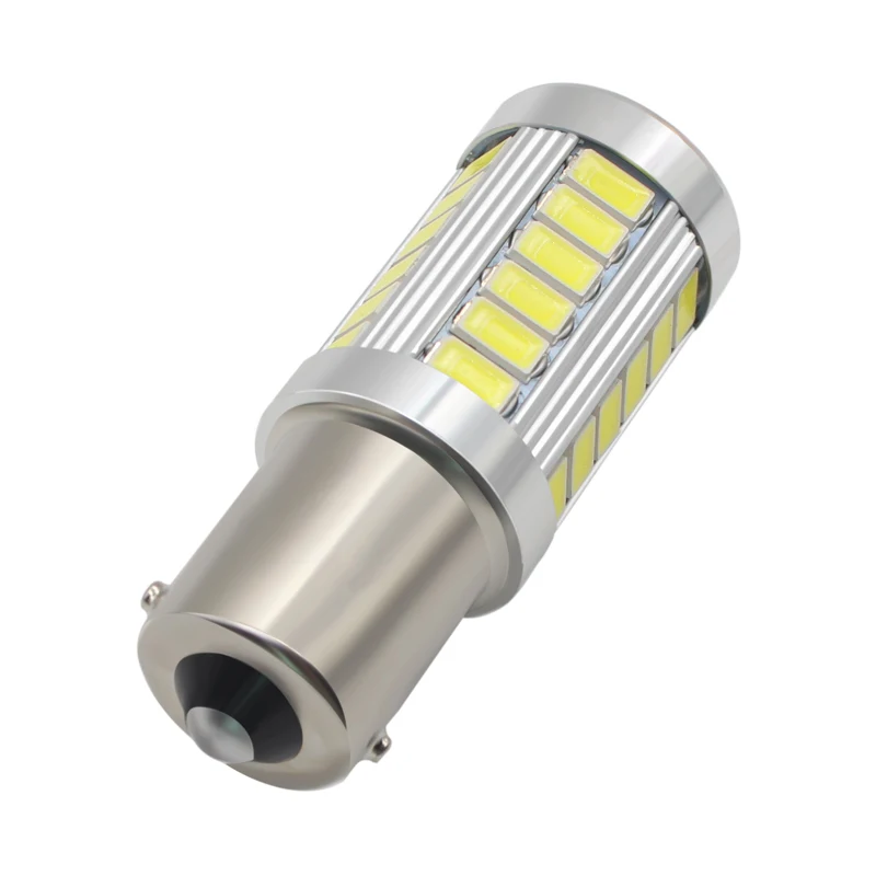 1 / 2 шт. 1156 светодиодов P21W 7506 BA15S 33SMD 5630 5730|Сигнальная лампа| |