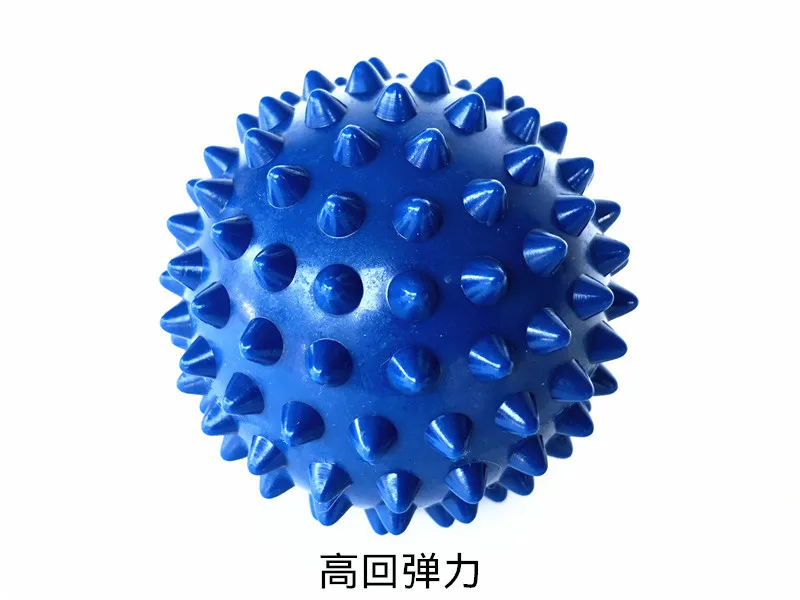 4 color PVC hand massage ball PVC soles hedgehog Sensory training grip the ball Portable physiotherapy ball Catch the ball