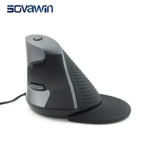 Original Delux M618 Verdrahtet Vertikale Maus Computer Büro USB Optische Rechten maus gamer Komfortable Ergonomische Mäuse