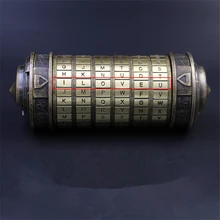 Хэллоуин Рождество да Винчи кодовый замок ведро медь творческой личности подарок на праздник свадебные влюбленные кольцевой замок