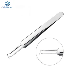 Серебряная угревая игла удаление белая головка удаление пятен игла Пинцет лицо, забота, Красота Инструменты для ремонта зажим