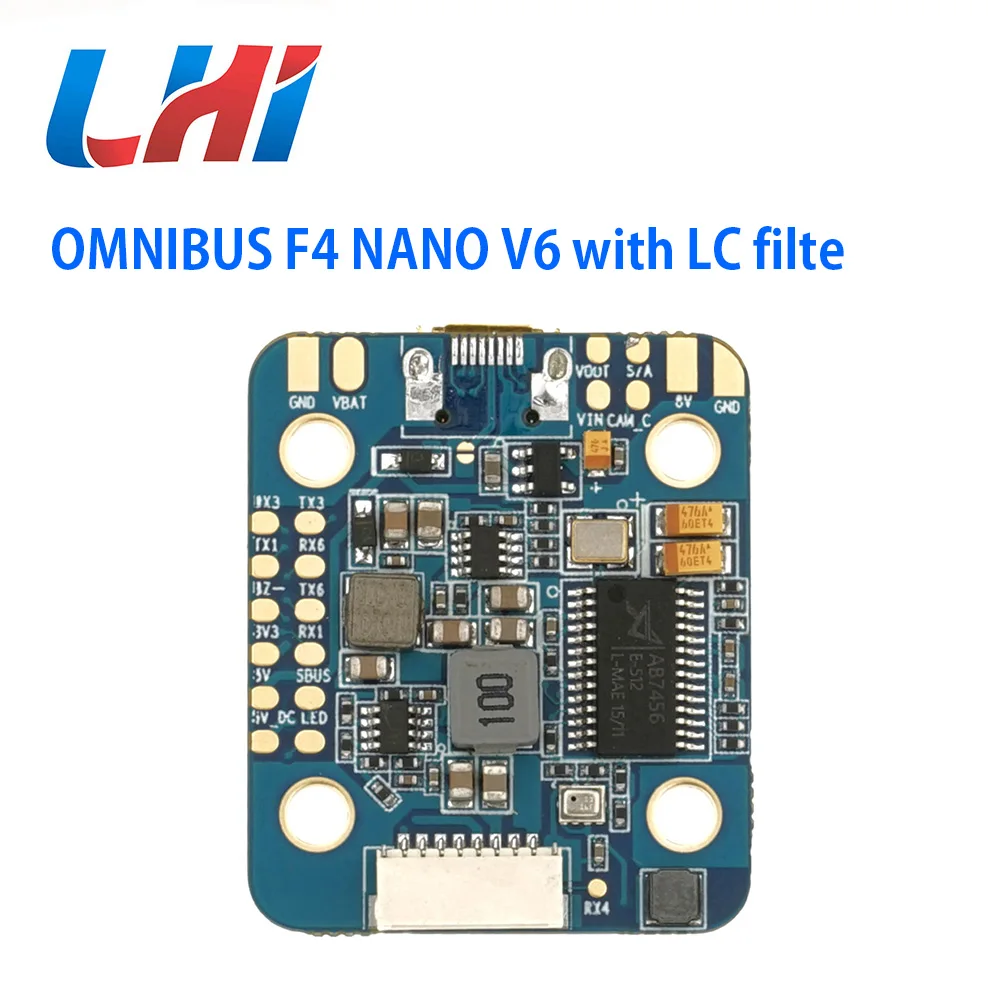 Полетный контроль OMNIBUS F4 NANO V6 с LC filte Оригинал Airbot Дроны квадрокоптером rc самолет