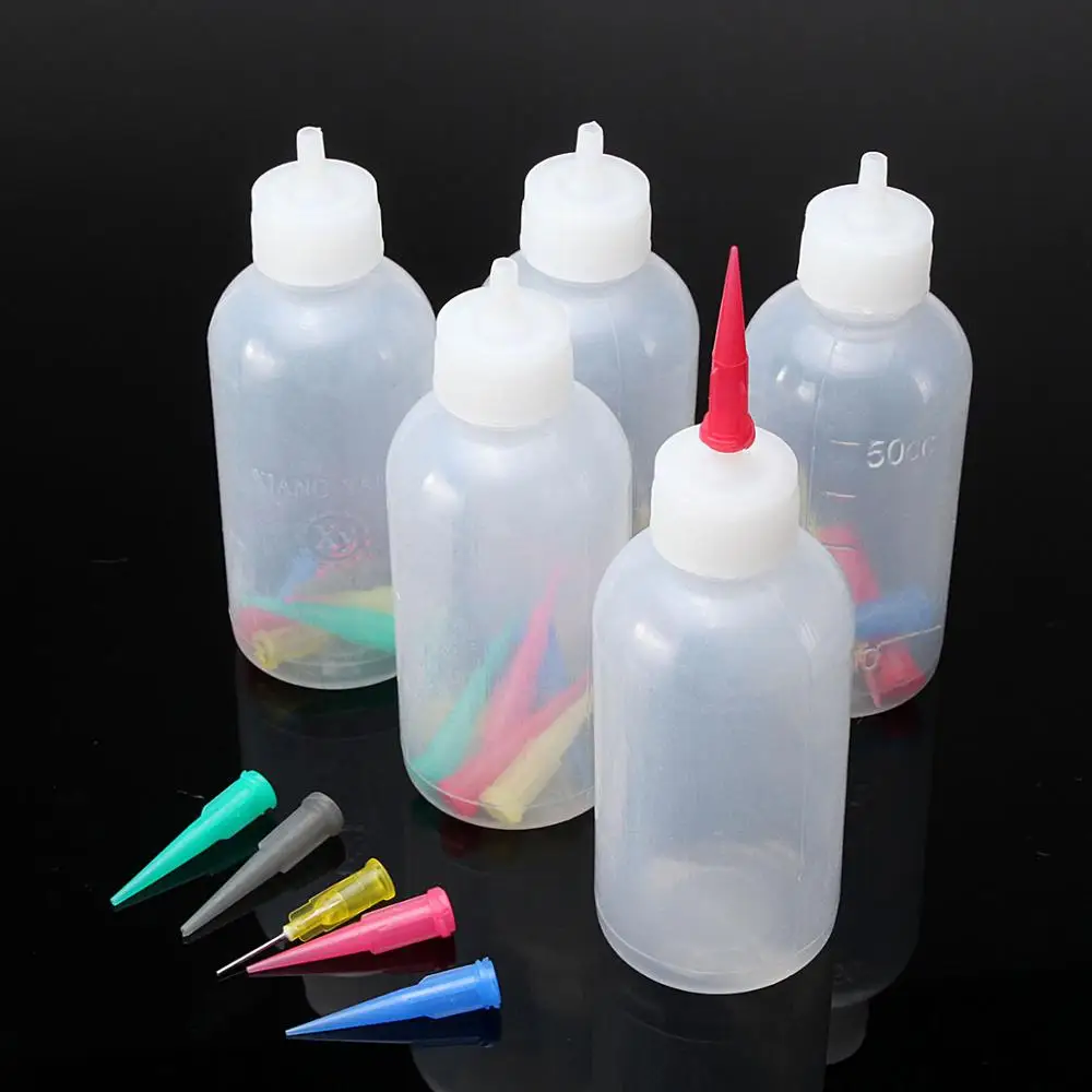 

5Pcs/set Jam Painting Squeeze Bottles With 35 Nozzles Cake Decor 50ML Family New 9.5X3.5cm Baking Pastry Tools