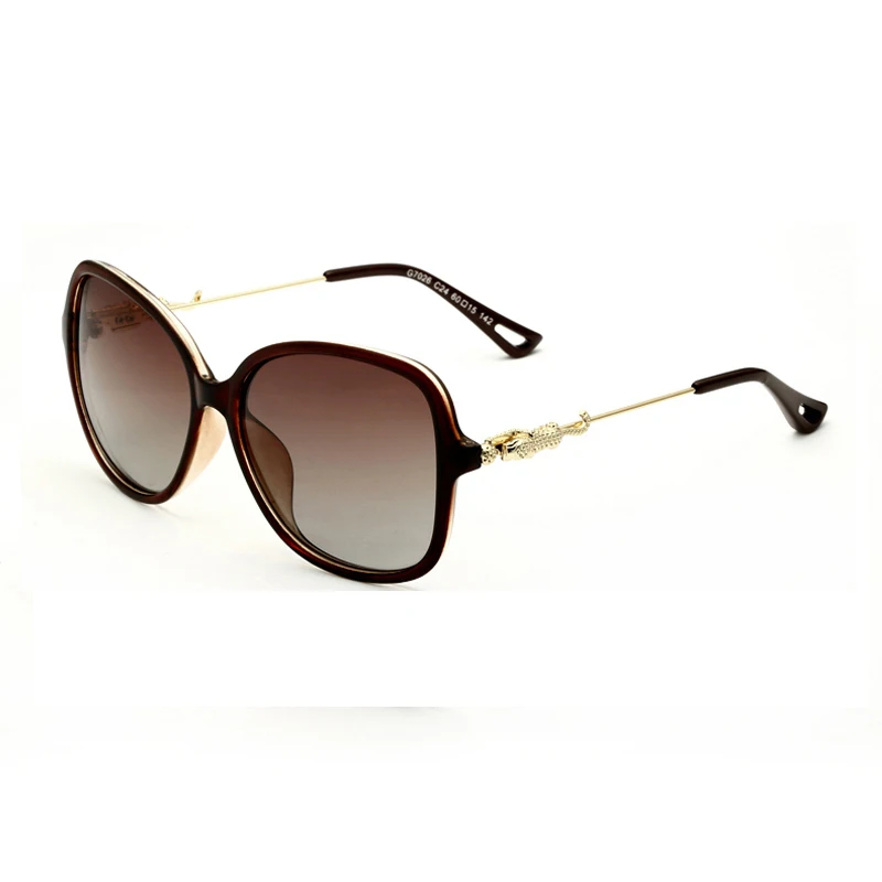 Koop VEITHDIA Luipaard Merk Retro TR90 vrouwen zonnebril Gepolariseerde Dames Designer Zonnebril Eyewear Accessoires Voor Vrouwen 7026