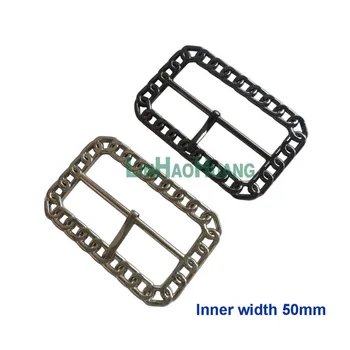 

10pcs/lot 50mm 2inch simple metal buckle pin belt buckle bronze/antique brass color hollow design alloy buckle BK-50MM