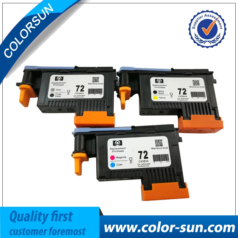 

Colorsun For HP 72 DesignJet Printhead C9380A C9383A C9384A For HP Designjet T610 T620 T770 T790 T795 T1100 T1120 T1200 T2300
