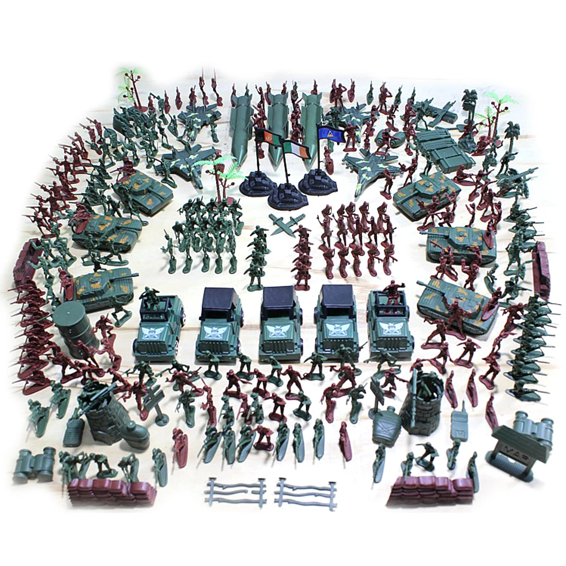 Buy 301Pcs 5cm Plastic Soldier Model World War II