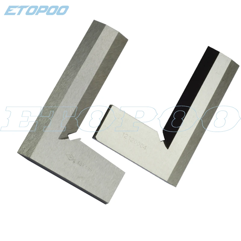 

Stainless Steel 63 x 40mm Bladed L Angle Try Square Measure Ruler Gauge 80x50mm Silver Tone Try Square Ruler