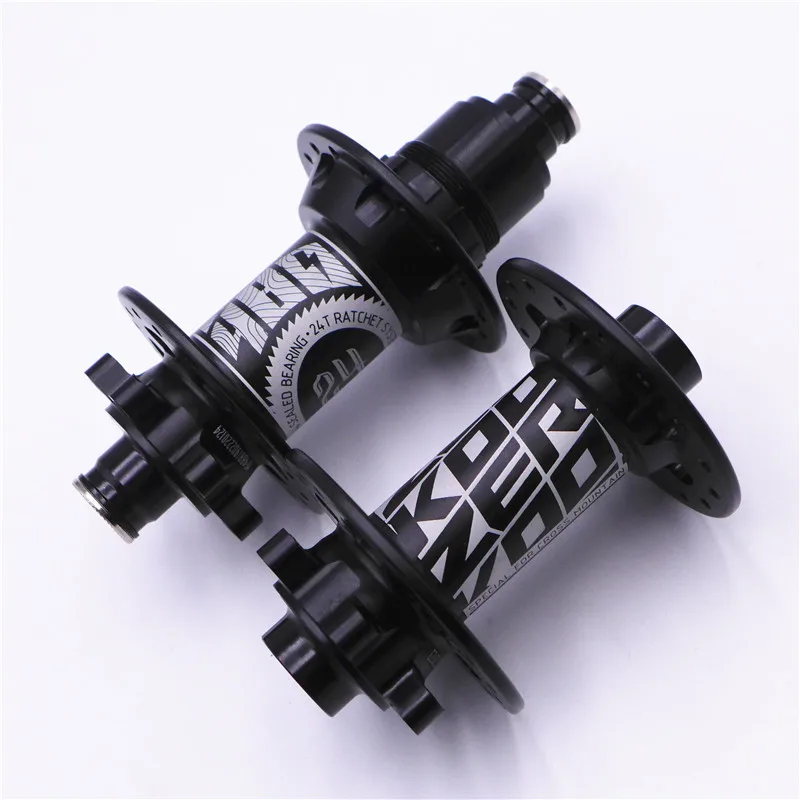 KOOZER MF480 MTB концентратор 32 отверстия дисковый тормоз горного велосипеда подшипник ступицы трещотка системы - Цвет: black Thru XD