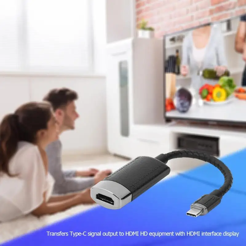 0,2 m USB C type-C к HDMI 4 K 30Hz штекер к женскому адаптеру кабель провода для huawei mate 20/P20/mate 10 P20 для samsung S10/S9