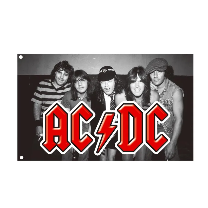 

AC/ DC rock band polyester flag First flog flag 90*150cm/3x5FT