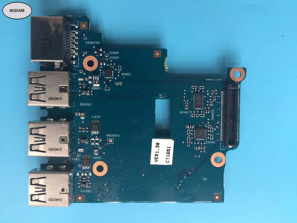 For Hp Probook 650 G1 Series Card Reader Lan Usb Port Board
