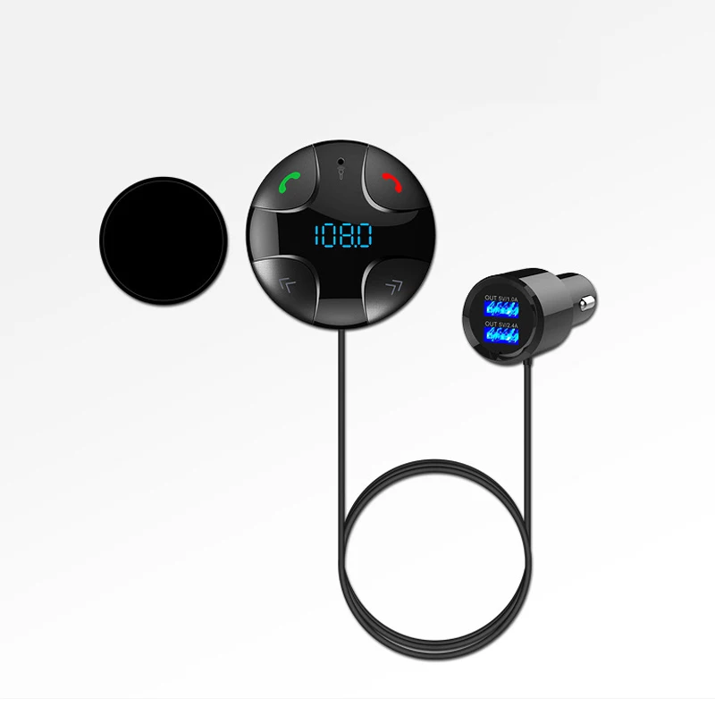 Bluetooth 4 2 автомобиля 5 V 3.4A Dual USB Зарядное устройство автомобильный аудио-музыки Mp3