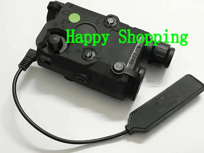 

Tactical aisoft flashlight PEQ 15 Upgrade Version LED White light Green laser with IR Lenses for hunting