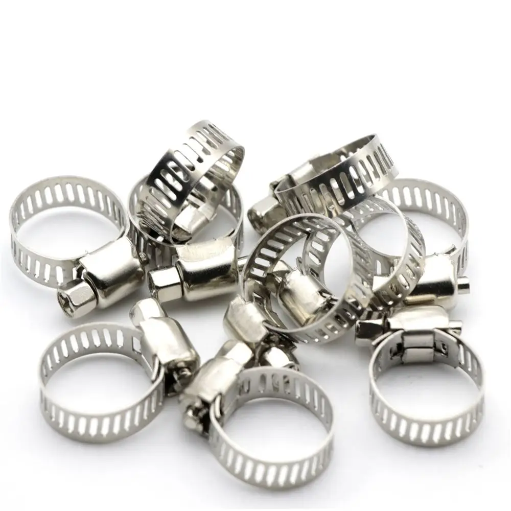 

Free Shipping 10PCS Adjustable 1 3/8"-2" Stainless Steel Drive Hose Clamp Fuel Line Worm Clip