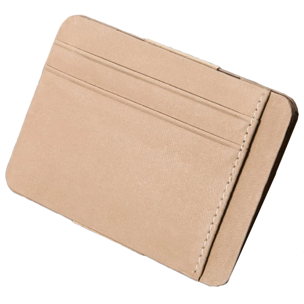 

2019 Fashion Solid Coin Purse Mens Bifold Business Leather Zipper Wallet ID Ultrathin Credit Card Pocketssmall purse women