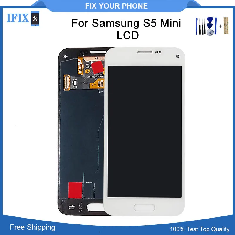 

4.5 inch 1280*720 For Samsung S5 Mini G800 G800F LCD Screen Display Touch Screen Digitizer Assembly Screen Super AMOLED
