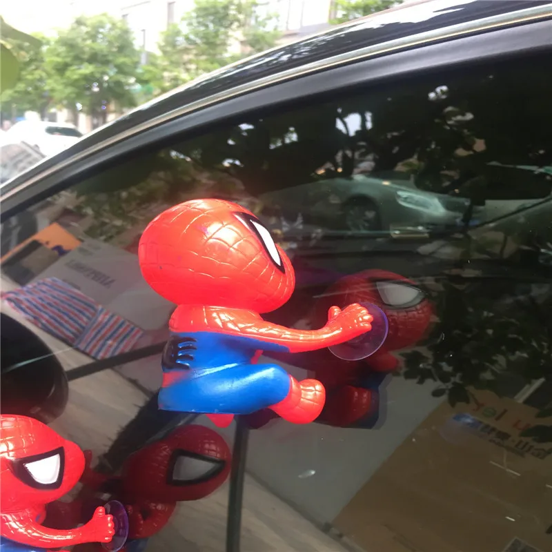 

car styling 3D Sticker Spiderman Sucker Stickers for Mercedes-Benz all class A B C E S G M ML CL CLK CLS GL GLK R SL SLK