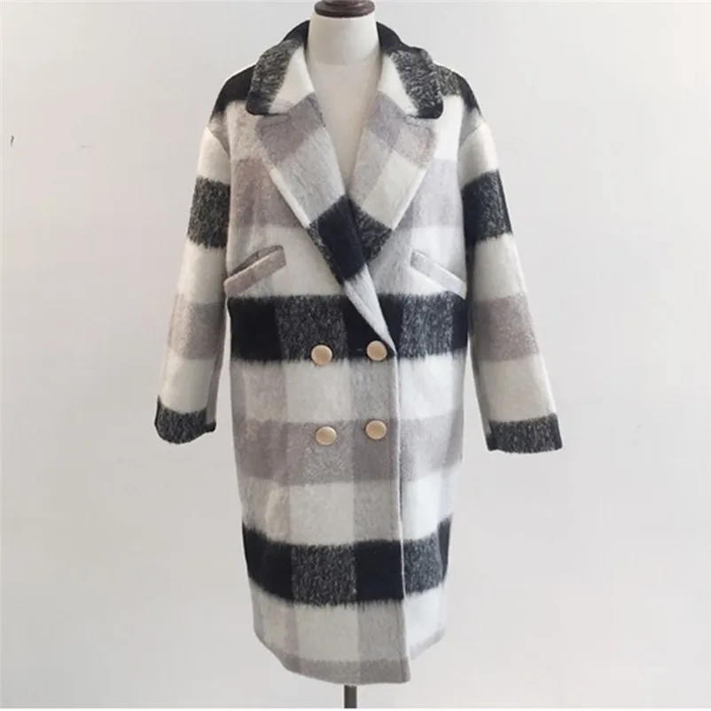 Fashion coats and jackets women winter ladies coats Winter Lapel Wool Coat Trench Jacket Long Sleeve Overcoat Outwear O15#N (4)